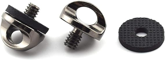 1/4 Thread Stainless Steel D Ring- For connection for lanyards to Certain style Scanners