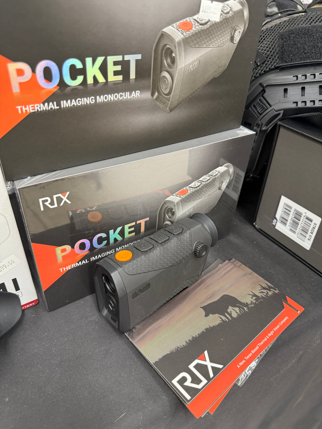 RIX POCKET K3 THERMAL SCANNER SHOP DISPLAY DEMO