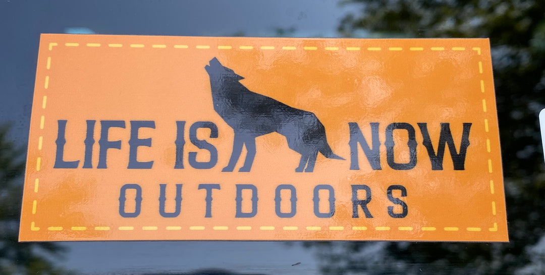 Life is Now Outdoors Vinyl Logo Sticker
