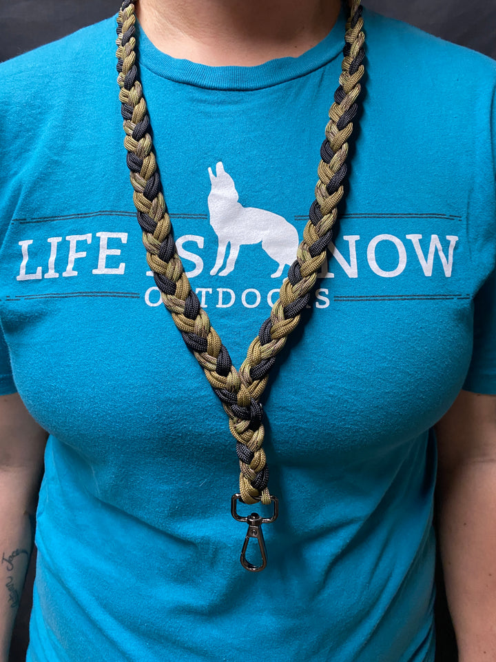 Paracord Braided Lanyard with Heavy Duty Clip