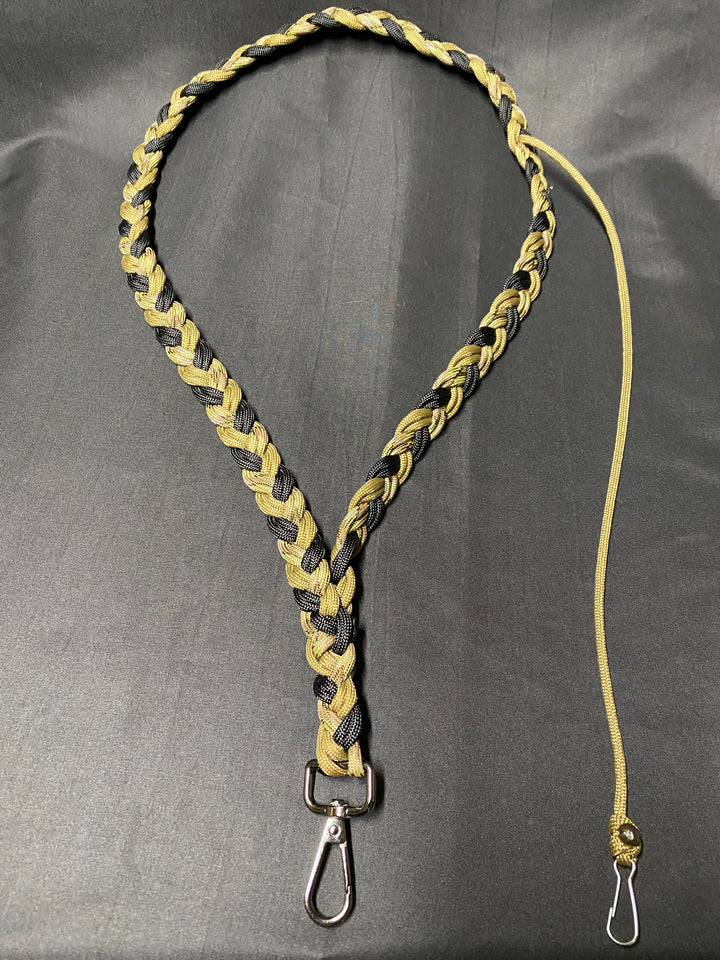 Custom Braided Paracord Lanyard w/ Extra Lead