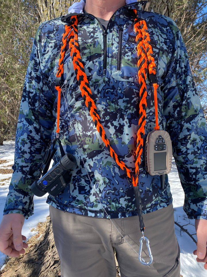 Paracord Braided Lanyard Detachable Drop Lead