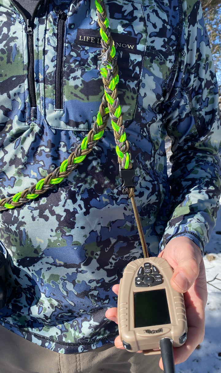 Paracord Braided Lanyard Detachable Drop Lead