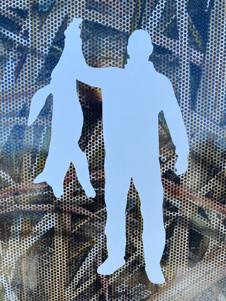 Coyote Hunter w/ Coyote Window Sticker