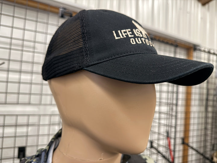 Life is Now Outdoors Black/Black mesh