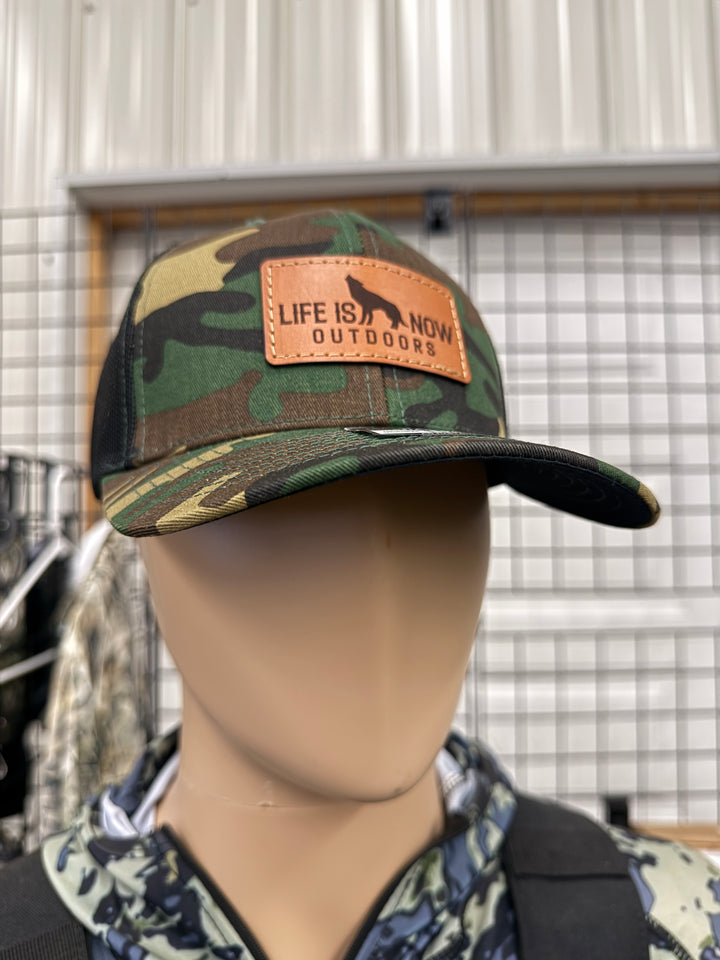 Life is Now Outdoors Hat Camo/black