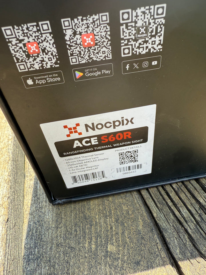 Nocpix S60R pre owned purchased May 2025 (no trades)
