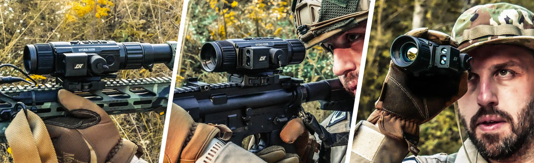 HS650R - HYDRA-LRF Multi-Function Thermal Scope with Laser Rangefinder and Ballistic Calculator - Standalone Scope, Clip-On, Handheld Monocular