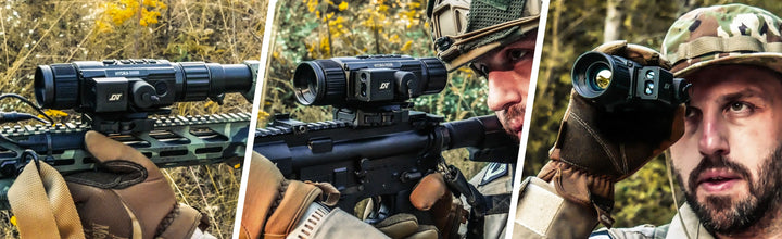 HS650R - HYDRA-LRF Multi-Function Thermal Scope with Laser Rangefinder and Ballistic Calculator - Standalone Scope, Clip-On, Handheld Monocular