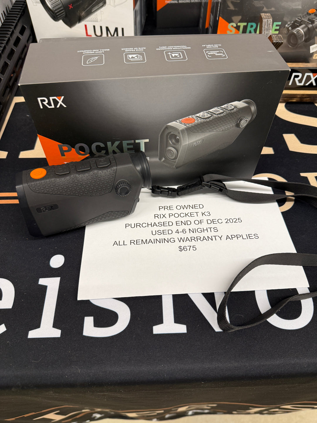 Pre owned Rix Pocket K3 384 scanner excellent condition 4 years warranty remaining