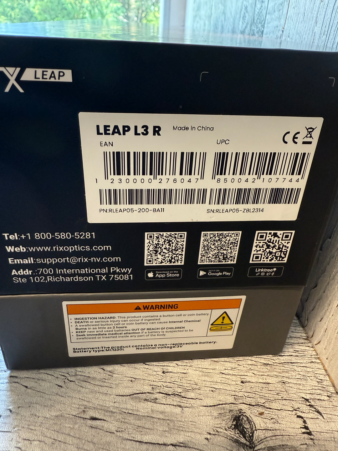 Pre owned Rix Leap 3R roughly 4 years warranty remaining) perfect condition