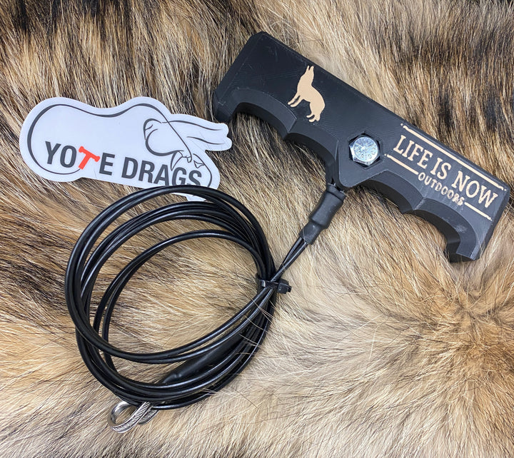 Custom Life is Now Outdoors/ Yote Drag Heavy Handle Deer/Hog/Predator