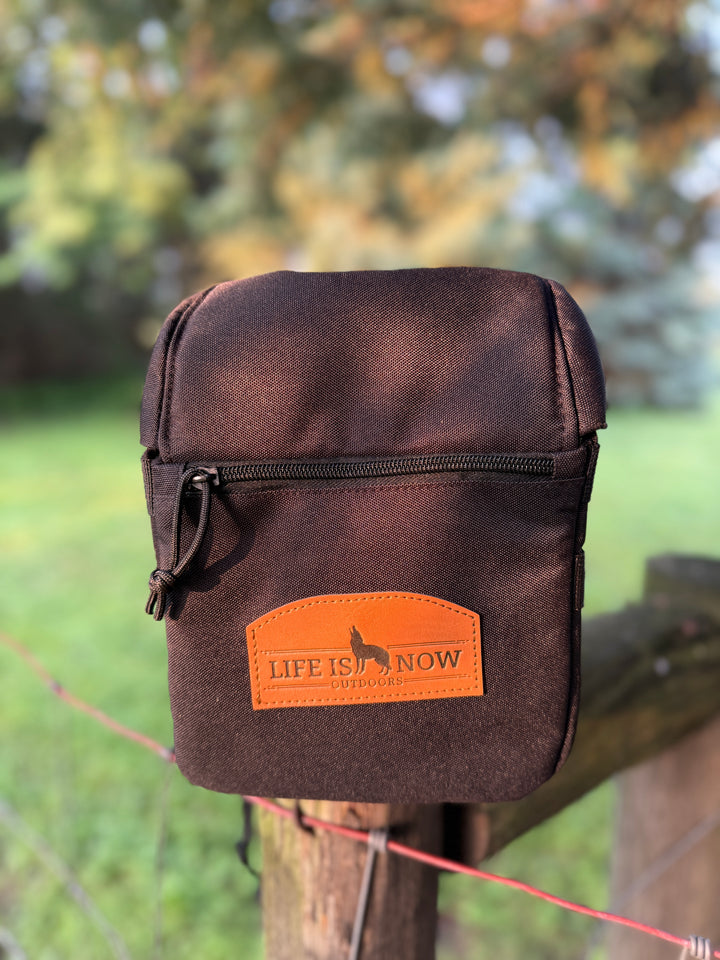 LIFE IS NOW OUTDOORS PREDATOR HUNTING BINOCULAR CHEST PACK-BINO HARNESS V 2.0 MULTI CAM