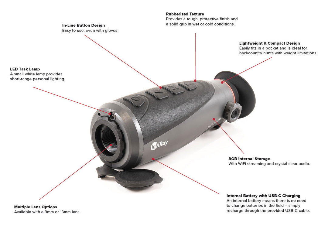 AFFO R+ AP13 Thermal Monocular 256x192 13mm IRAY