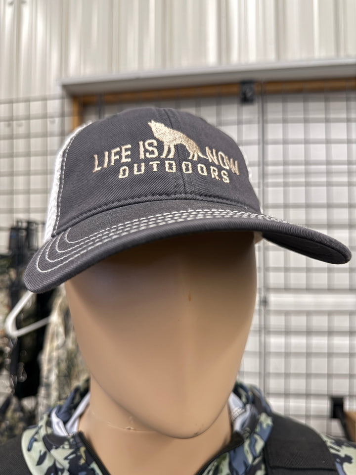 Life is Now Outdoors Hat Grey/White