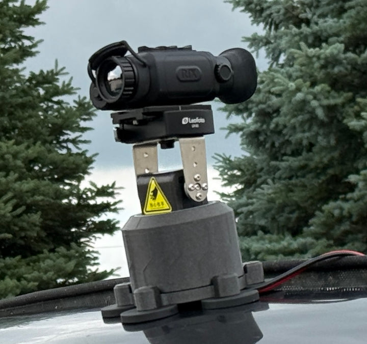 Remote Controlled Vehicle Gimbal Outdoor rated Magnetic mount for Thermal scanners/lights PRE ORDER 2-3 weeks out roughly