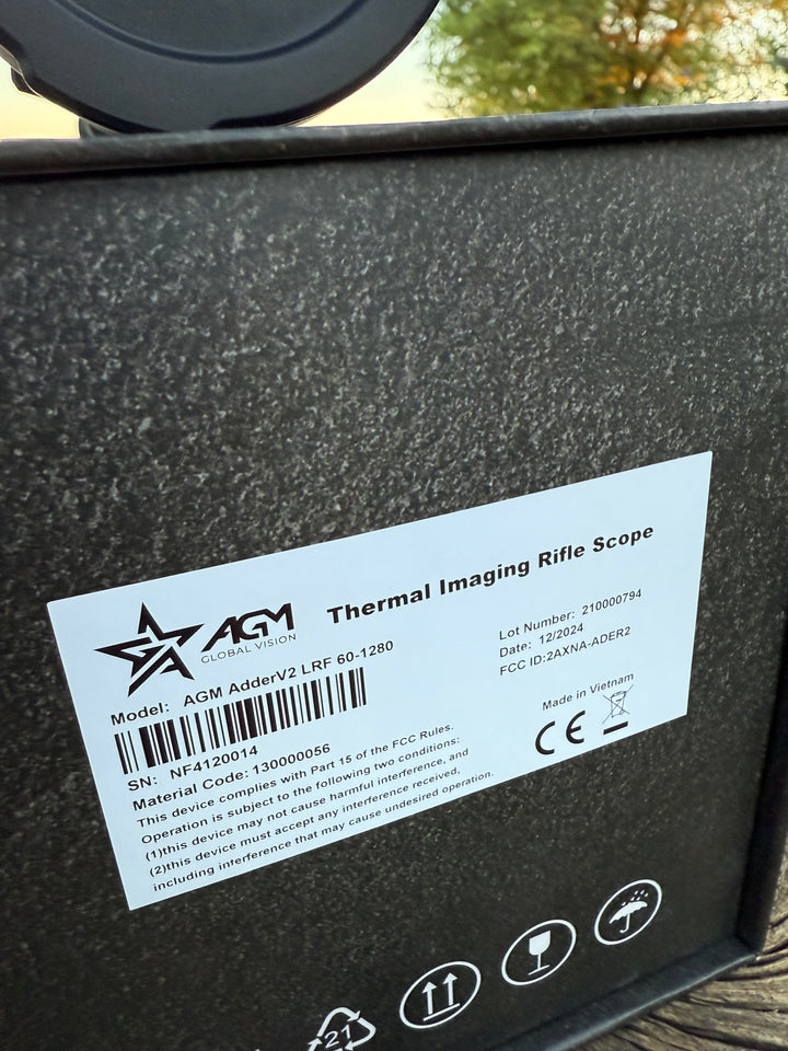 Pre owned AGM Adder V2 LRF 60-1280 (purchased new Feb 2025)