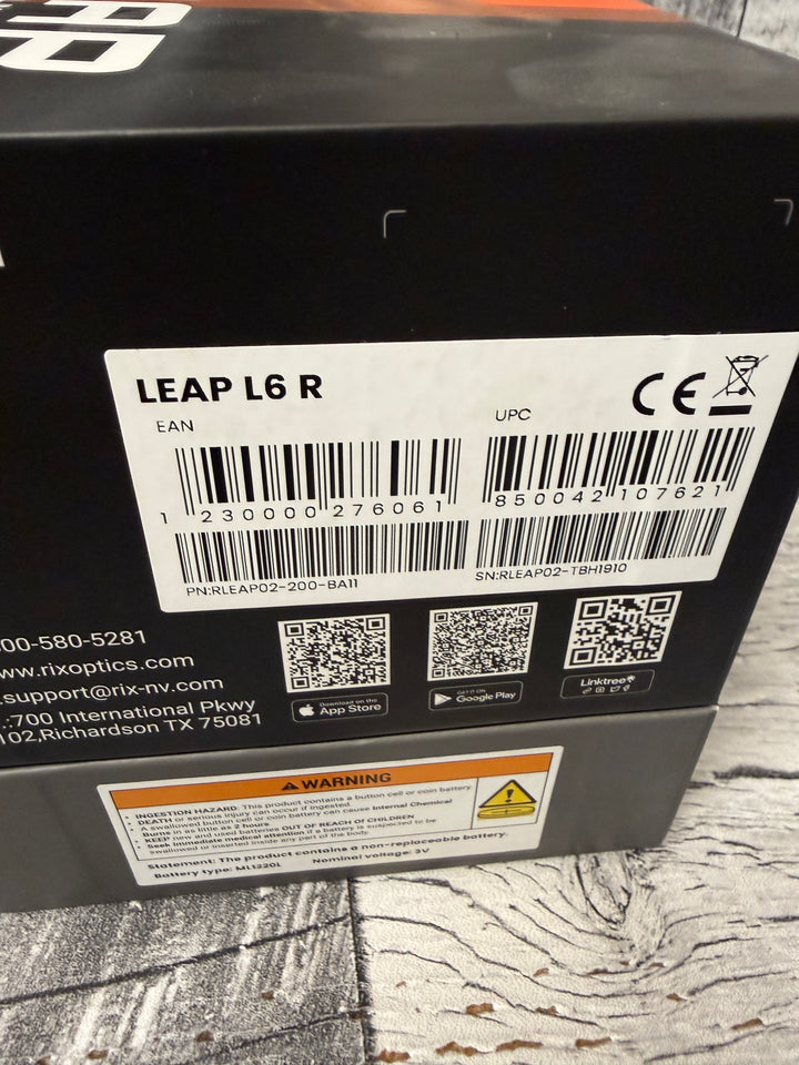Pre owned Rix L6R (just under 4 years warranty remaining)