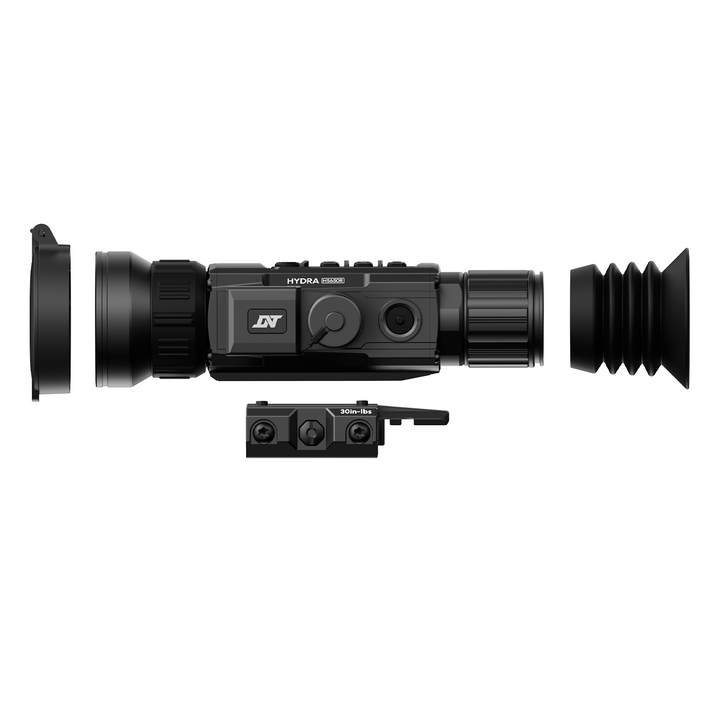 HS650R - HYDRA-LRF Multi-Function Thermal Scope with Laser Rangefinder and Ballistic Calculator - Standalone Scope, Clip-On, Handheld Monocular