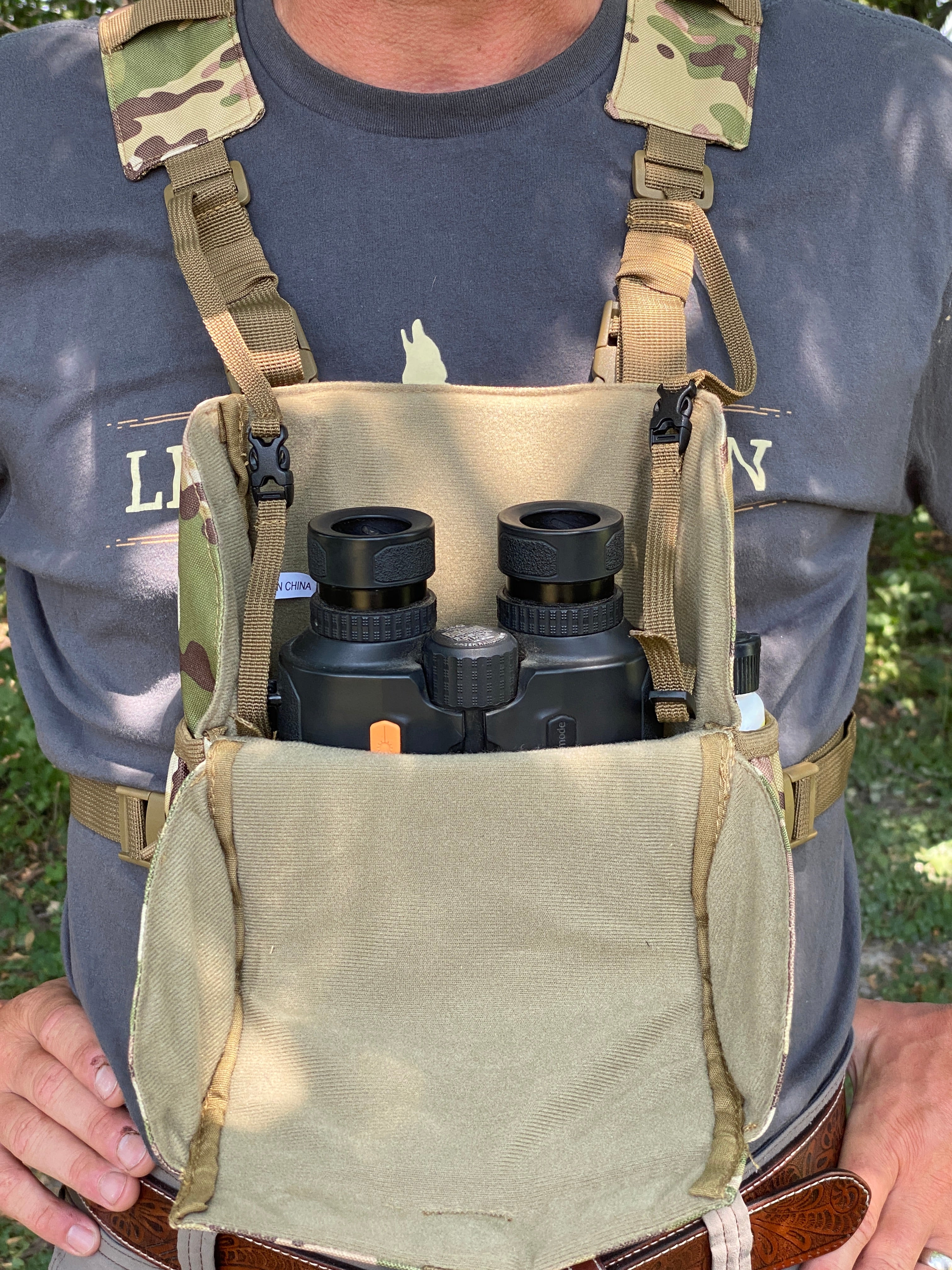 Life is Now Outdoors Predator Hunting Binocular Chest Pack Bino