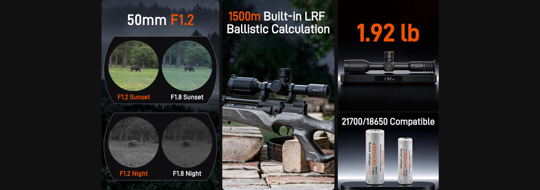 TOURER T50 4K Digital Day & Night Vision Riflescope