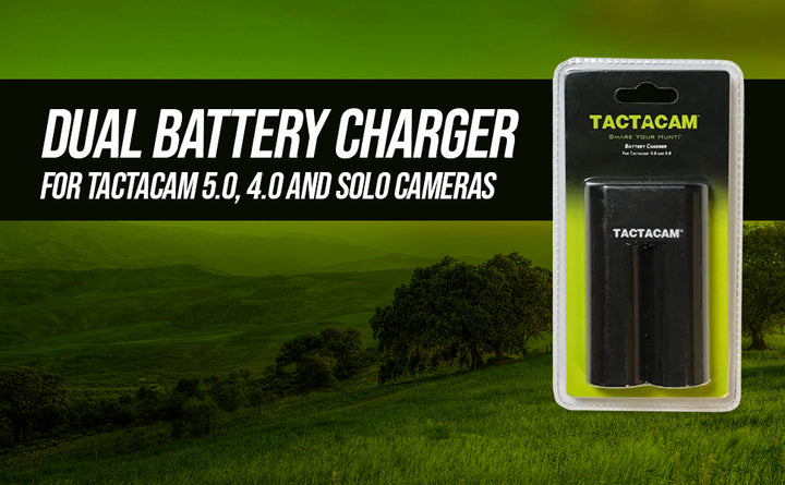 Tactacam Dual Battery Charger for 5.0, 4.0 and Solo Camera Batteries
