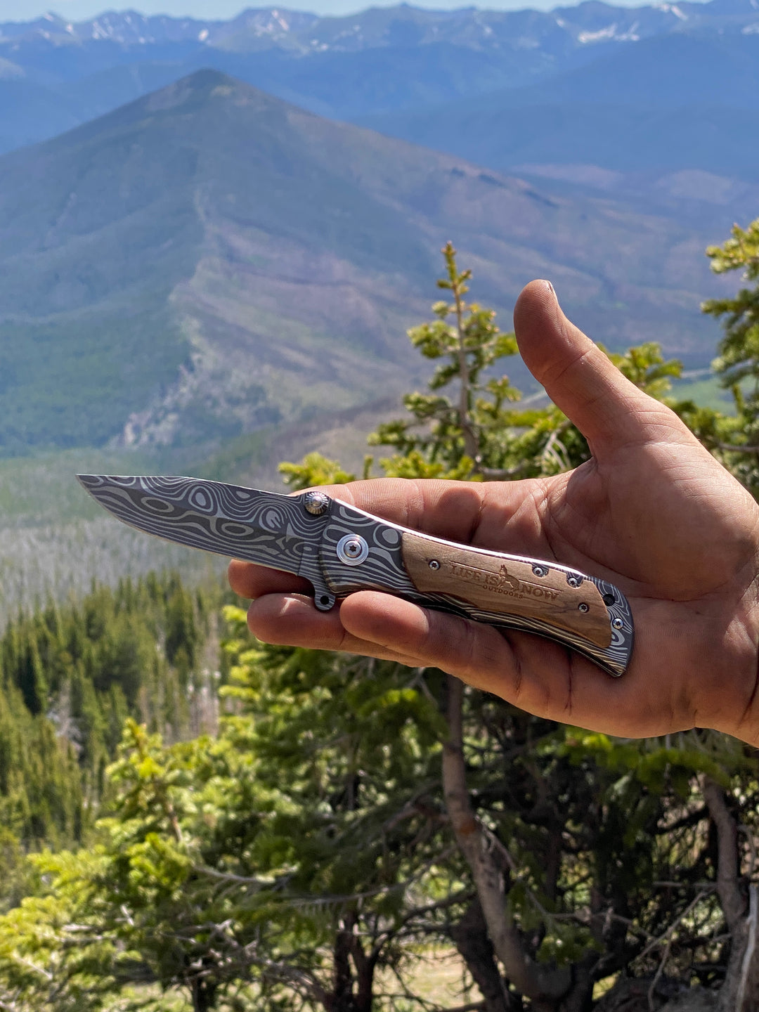 Life is Now Outdoors Pocket Knife w/Pocket Clip