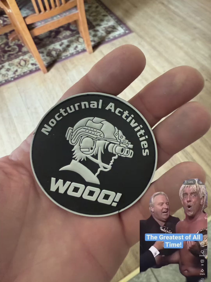 Nocturnal Activities Flair Velcro Patch